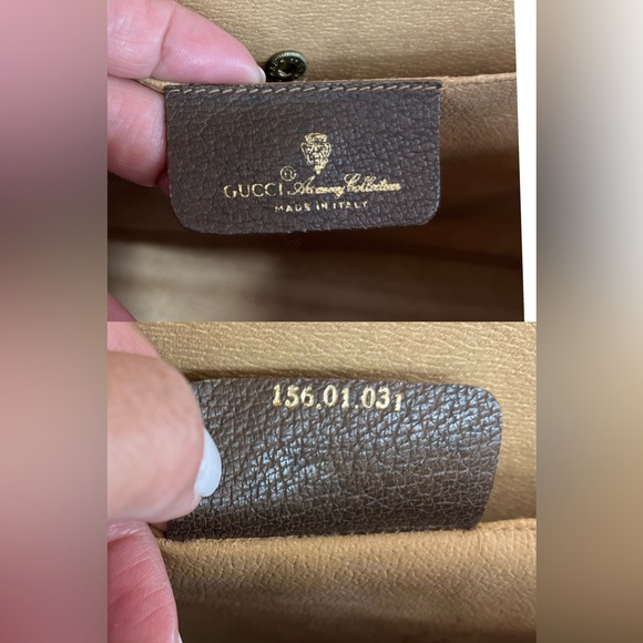 Gucci Clutch Crossbody Bag Handbag Sherry line Large Bag - Picture 8 of 16